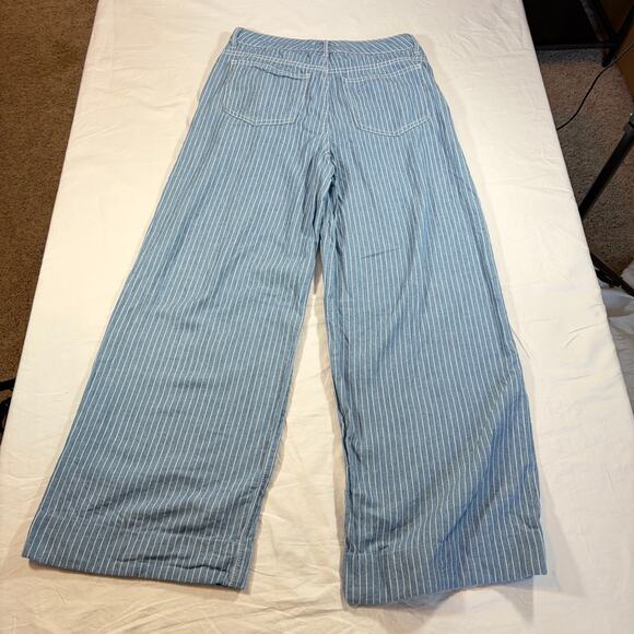 Habitual womens wide leg pinstripe lightweight denim pants. Size 0/25. boho - Picture 5 of 5